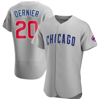 Authentic Men's Bob Dernier Chicago Cubs Road Jersey - Gray