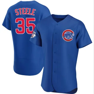 Authentic Men's Justin Steele Chicago Cubs Alternate Jersey - Royal