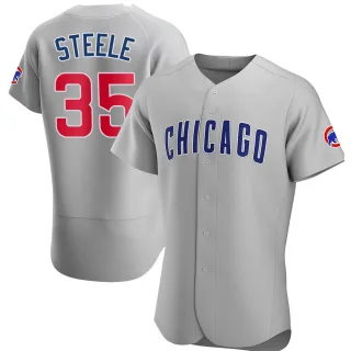 Authentic Men's Justin Steele Chicago Cubs Road Jersey - Gray