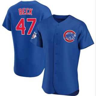Authentic Men's Rod Beck Chicago Cubs Alternate Jersey - Royal