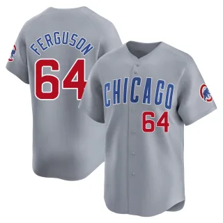Limited Men's Tyler Ferguson Chicago Cubs Road Jersey - Gray