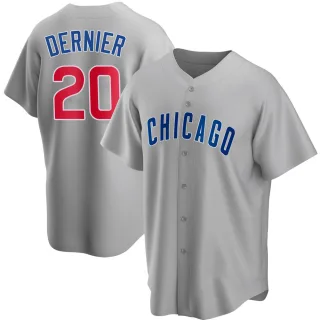 Replica Men's Bob Dernier Chicago Cubs Road Jersey - Gray
