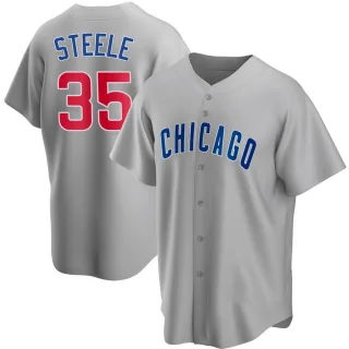 Replica Youth Justin Steele Chicago Cubs Road Jersey - Gray