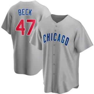 Replica Youth Rod Beck Chicago Cubs Road Jersey - Gray